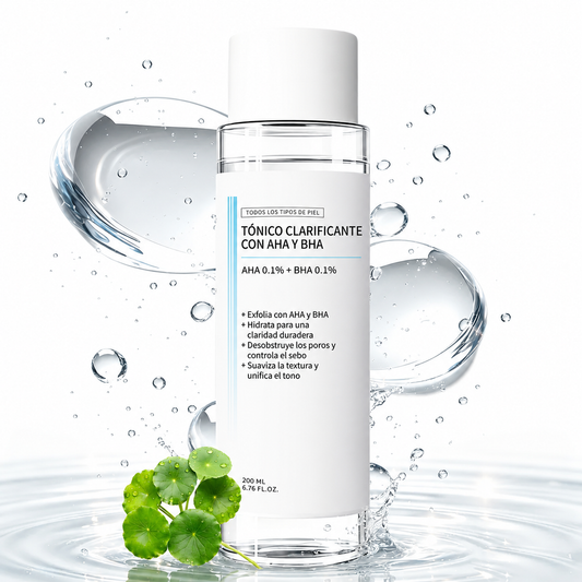 Tónico Coreano Iluminador Cuidado de Piel Grasa AHA + BHA – 200ml