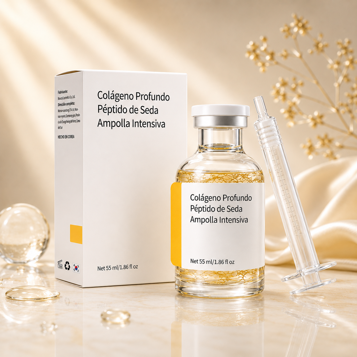 Sérum Coreano Antiedad Reafirmante e Hidratante con Colágeno y Péptidos 55ml
