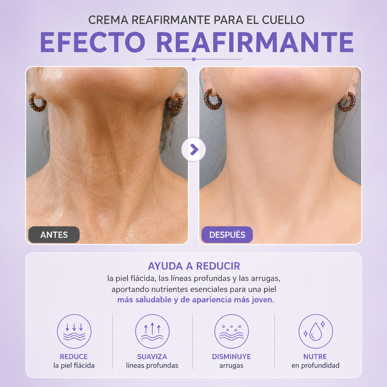 Crema Suavizante y Reafirmante para Cuello – 50ml