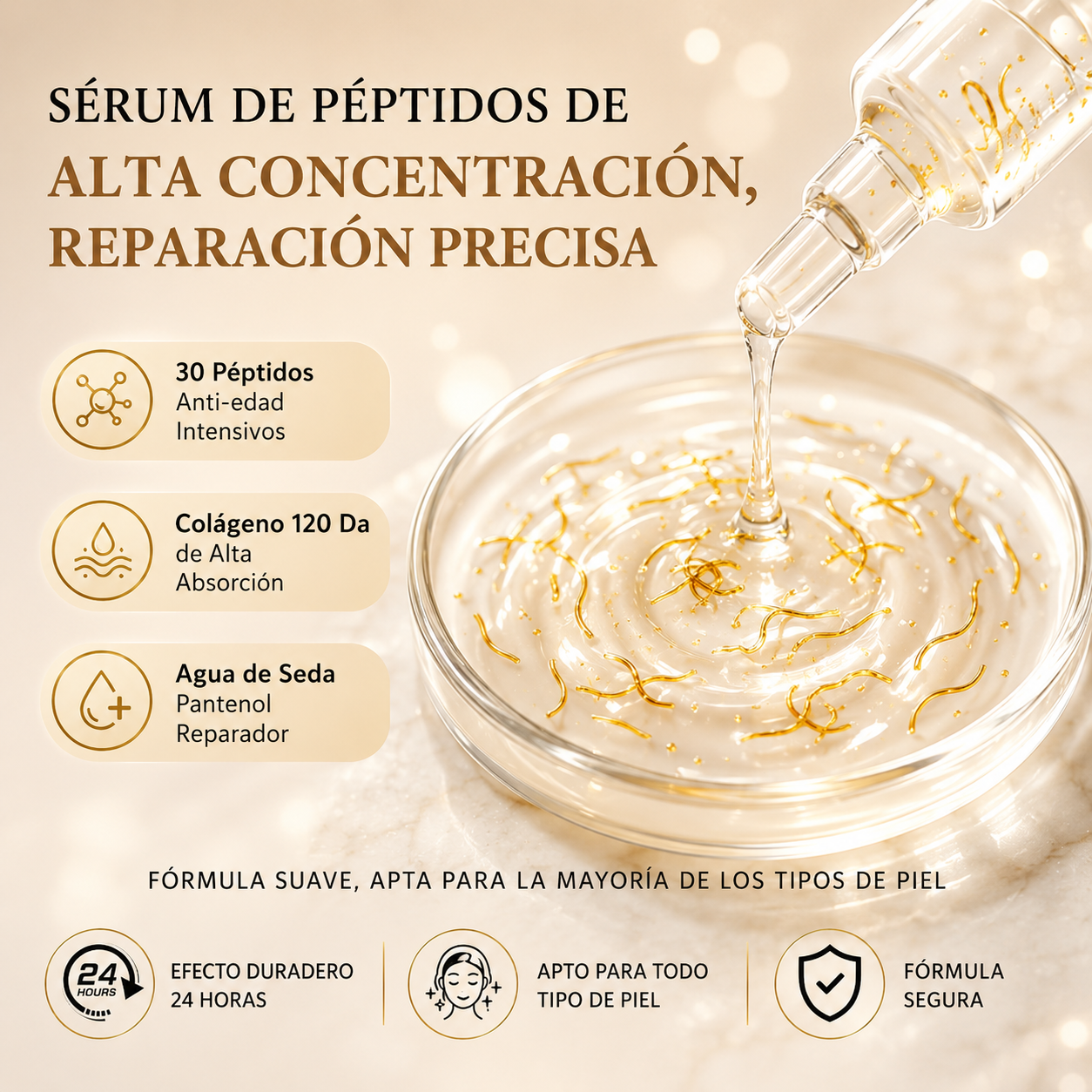 Sérum Coreano Antiedad Reafirmante e Hidratante con Colágeno y Péptidos 55ml