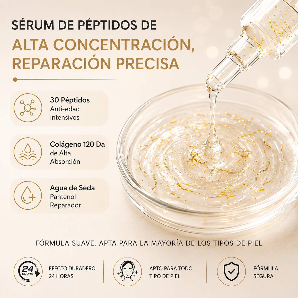 Sérum Coreano Antiedad Infusionado con Colágeno y Péptidos – 55ml