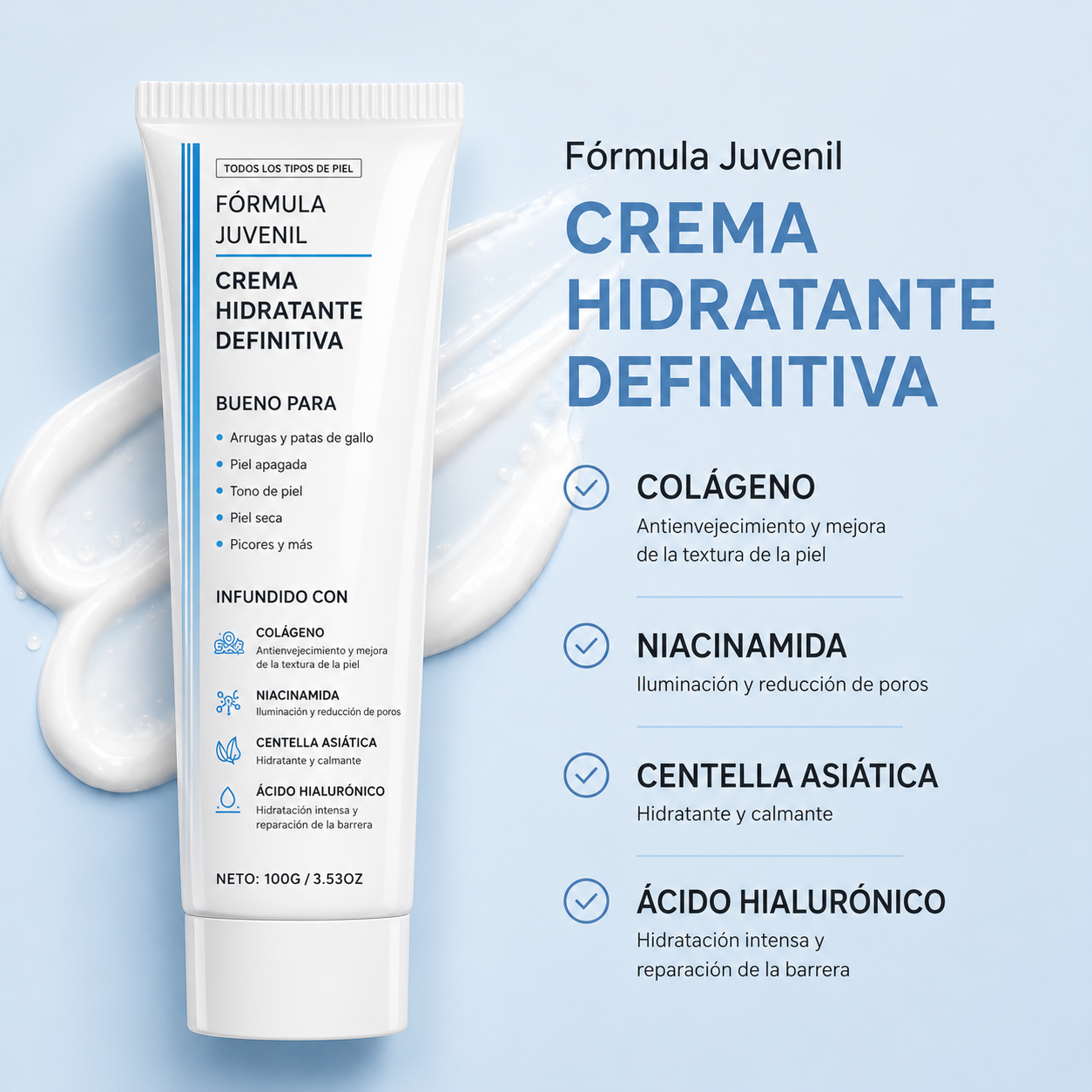 Kit de Skincare Coreano: Reparación, Hidratación y Firmeza – 5 Piezas