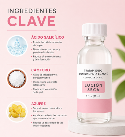 Loción Secante Nocturna para Granitos e Imperfecciones – 29 ml