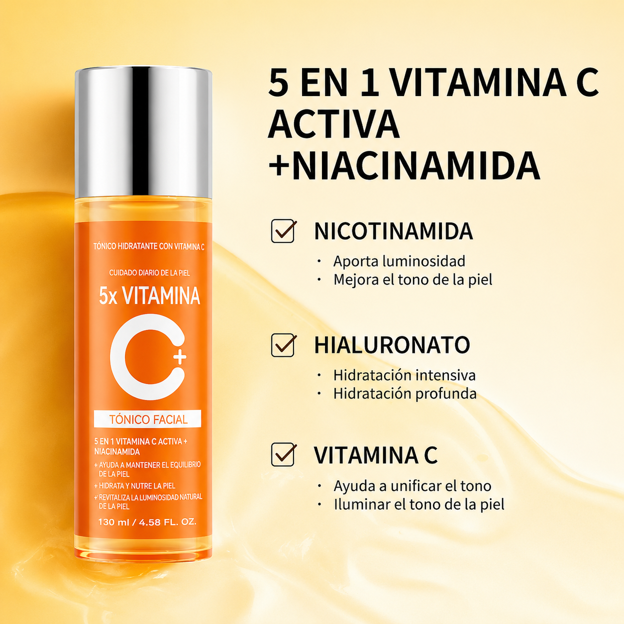 Kit Coreano de Hidratación, Luminosidad y Firmeza – 5 Piezas