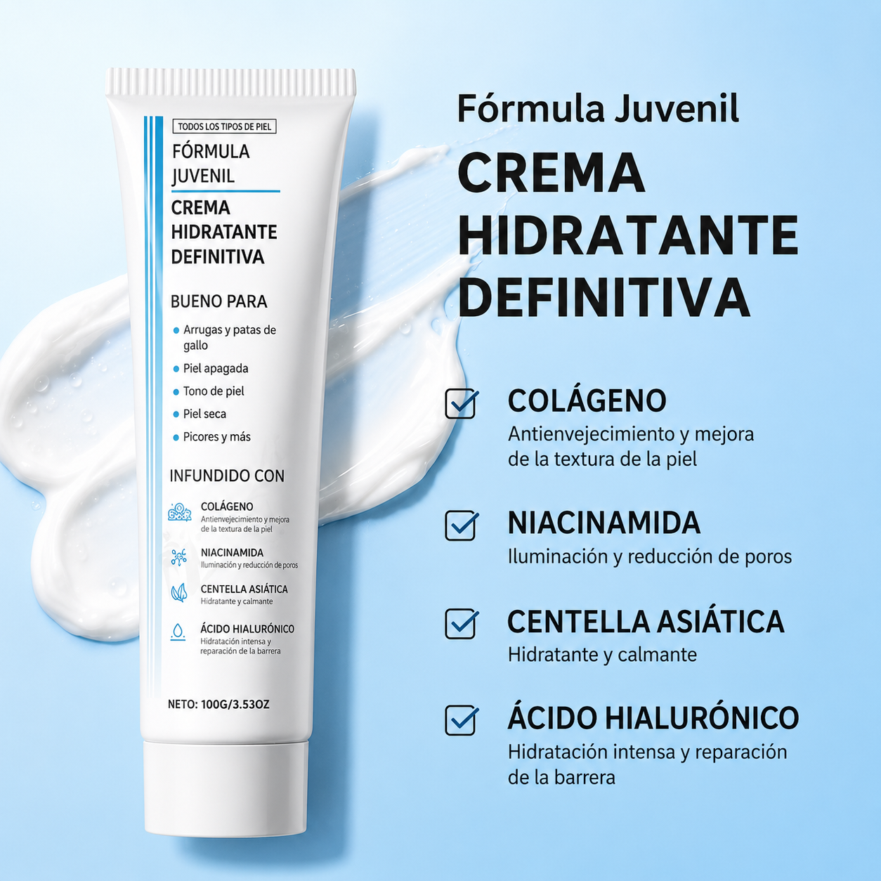 Kit Coreano de Hidratación, Luminosidad y Firmeza – 5 Piezas