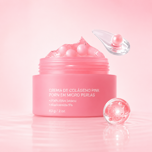 Crema Coreana Aclarante con Colágeno y Niacinamida en Micro Perlas – 60ml