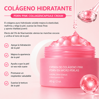 Crema Coreana Aclarante con Colágeno y Niacinamida en Micro Perlas – 60ml