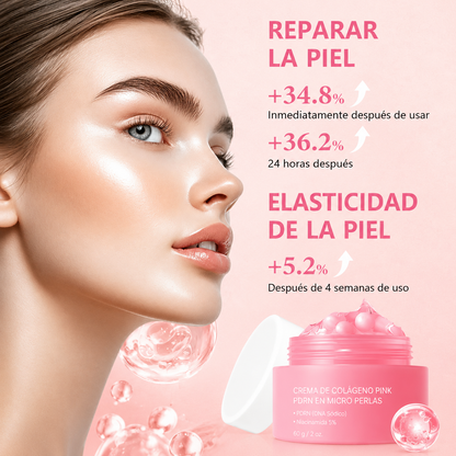 Crema Coreana Aclarante con Colágeno y Niacinamida en Micro Perlas – 60ml