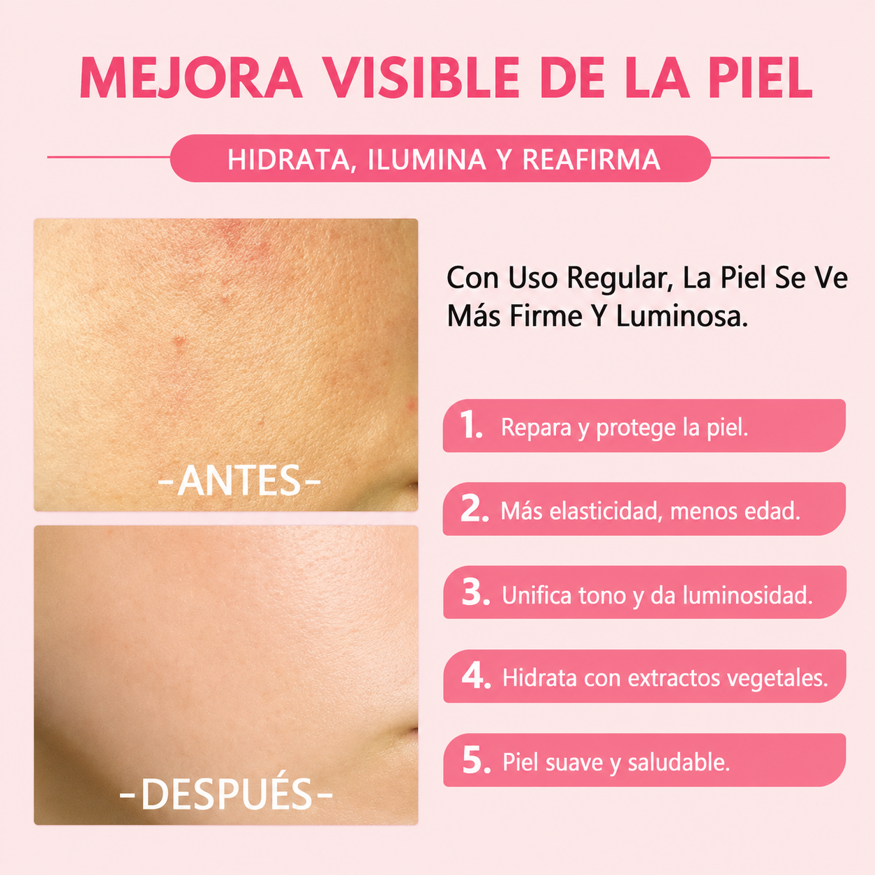 Crema Coreana Aclarante con Colágeno y Niacinamida en Micro Perlas – 60ml